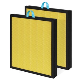 Fil-fresh Vital 200S Replacement Filter, Compatible with LEVOIT Vital 200S, Vital 200S-P Air Purifier, 3-in-1 H13 True HEPA & Activated Carbon Pet Care Filter, Replace Vital 200S-RF-PA, Yellow, 2-Pack