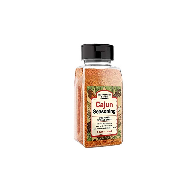 Unpretentious Cajun Seasoning (2 Cups) Culinary Blend, Southern Classic, Rich