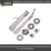 Stainless Steel Through Screws for H Post Holders M10 x
