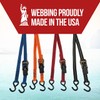 Cajun Tie Downs - 3 Point Tie Down Ratchet Strap