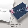 Sympathy Thank You Cards with Envelopes - Pack of 25