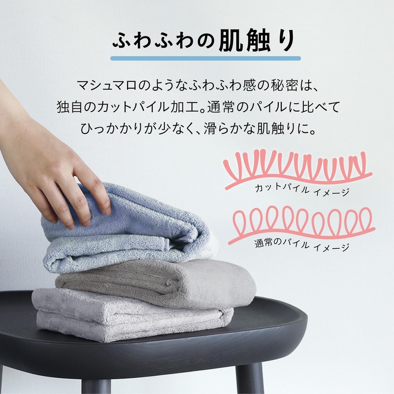 Carari Hair Drying Towel, 15.7 x 39.4 inches (40 x