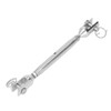 2PCS M8 Thread Stainless Steel Turnbuckle Wire Rope Tensioner Marine