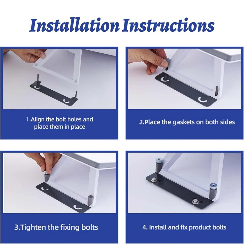 Starlink Satellite Dish Roof Mount Bracket Stainless Steel Stand with