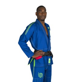 Sanabul Highlights Pro Brazilian Jiu Jitsu Gi Premium BJJ Gi IBJJF Competition - Blue, A3