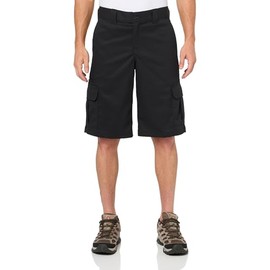 Dickies Men's Flex Relaxed Fit Cargo Shorts, 13", Black