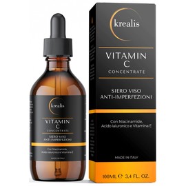 • 100 ml • Vitamin C Serum with Hyaluron, Niacinamide, Vitamin E, Serum Face, Anti-Wrinkle Anti-Ageing, Face Care Men and Women