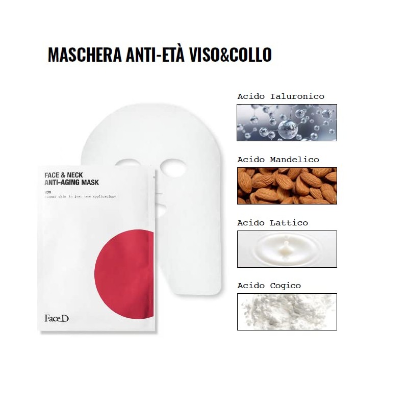 Faced – 3 Luronics Against Wrinkles on the face and neck mask