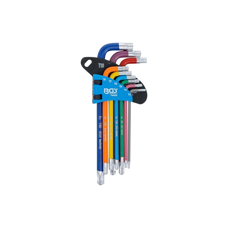 BGS 74464 | Allen Key Set | Multicolour | T-Profile