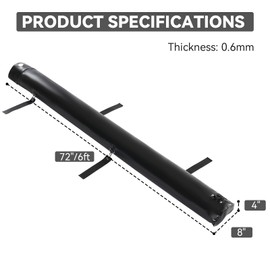 2 Pack 6 ft Flood Barrier for Home, Reusable Outdoor Water Barriers,Water Barrier for Flooding,Sand Bags for Flooding,Flood Barrier for Home Flood Prevention for Rainy Season 0.6MM Thick