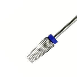 5 in 1 Professional Carbide Nail Drill Bit Remove Acrylic Gels Nail Remaining Polishing Uneven Nail Surface 3/32 inch Shank Two Way Rotate Cuticle Manicure Pedicure Home Salon Tools (Silver Medium)