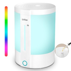 LtYioe Colorful Top Fill Humidifiers for Office, Bedroom,etc. Essential Oil Diffuser 2.5L Tank,Touch Button, Easy to Fill & Clean, Colorful night light, Auto Shut-Off, 2 Mist Modes, Super Quiet, 16H.