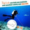Pluzluce Scuba Diving Reef Double Hook, Drift Safety Telescopic Spring