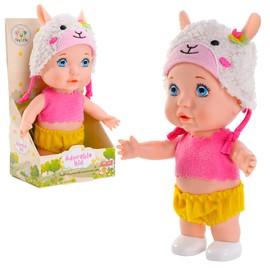 Barwa Mini Baby Dolls with Wearable Animal Clothes, 6 Inch Cute Newborn Baby Dolls Toys for Kids Toddlers Girls 3+ (Sheep)