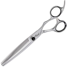 GROOM PROFESSIONAL Artesan Thinning Dog Grooming Scissors - Professional Thinning Scissors - Hair Scissors - Ideal for the Professional Groomer - Smooth Cutting Japanese Convex Blades, 46 Tooth