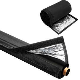 3 Layers HVAC Copper Pipe Insulation Cover 600D Oxford Cloth 72x10.2 Inch AC Pipe Sleeve for Outdoor Use | Water-Proof, Snow-Proof,UV-Resistant, Flexible Insulation Wrap for Central Air & Mini Splits