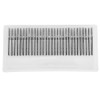 30pcs 2.5mm Cylinder Flat Diamond Bit Grinding Needle Power Grinder