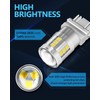 Yorkim 3157 LED Bulb White, 6500K high brightness 3156 led