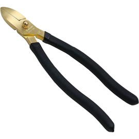 WEDO Brass Diagonal Cutting Pliers 7", Side Cutting Pliers, Side Cutter with Non-Slip Handle, Length 175mm