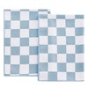 Ohocut Checkered Kitchen Tea Towel, Pack of 2, 18 x