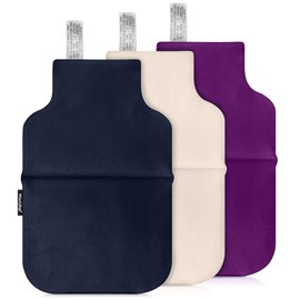 Wheat Bag Microwavable Bottle Shaped Heat Pack - 35cm x 22cm (Cotton Fabric - Purple)