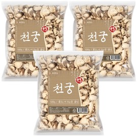 Domestic dried Cheongung 500g 3 Cheongung tea / 국산 말린 천궁 500g 3개 천궁차