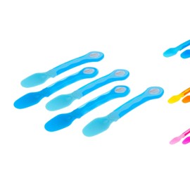 Vital Baby 492010-01 Spoons Flexible Tips Set of 5 Blue