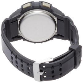 [アリアス] 腕時計 電波ソーラー デジタル Dash 防水 多機能 バックライト付き ウレタンベルト AD06519RCSOL4 メンズ ブラック