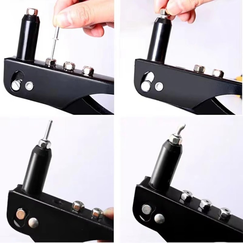 Snblzhef Heavy Duty Riveter Riveting Machine 120Pcs Blind Rivets Hand