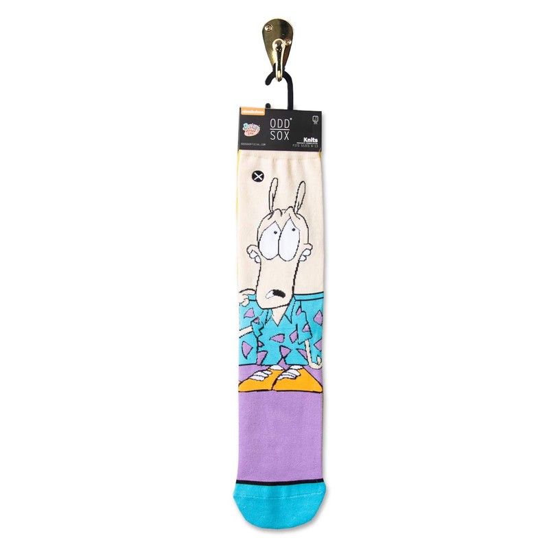 Odd Sox, Nickelodeon Crew Socks, Rocko & Heffer, estampados de