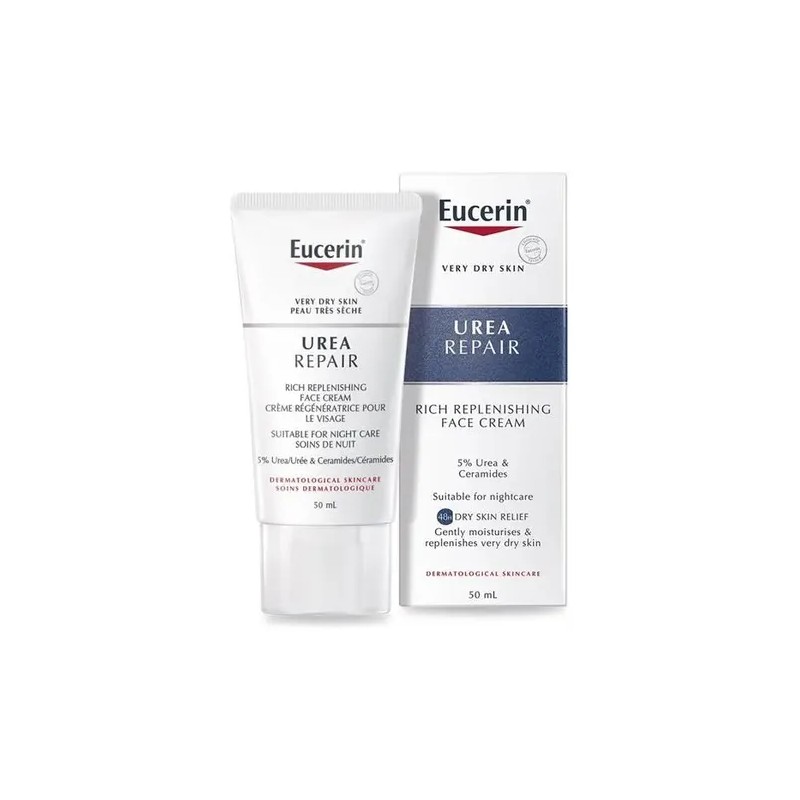 Eucerin Urea Repair 50ml Crema Rica Reparadora Para Rostro