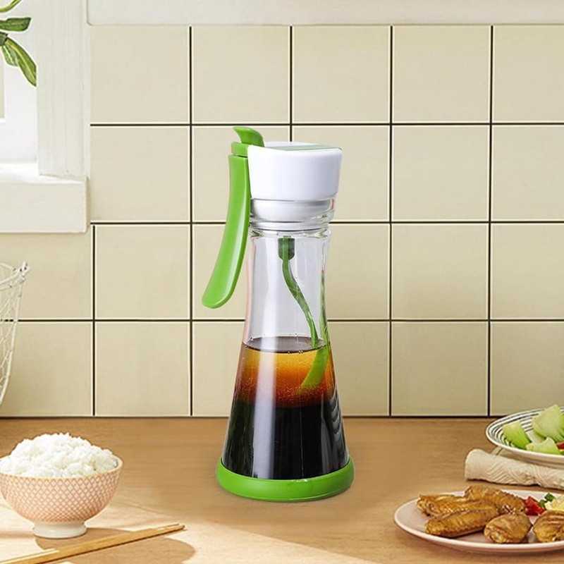 SweetSerenade Salad Dressing Bottle Convenient Homemade Vinaigrette Leakproof 200ml Easy