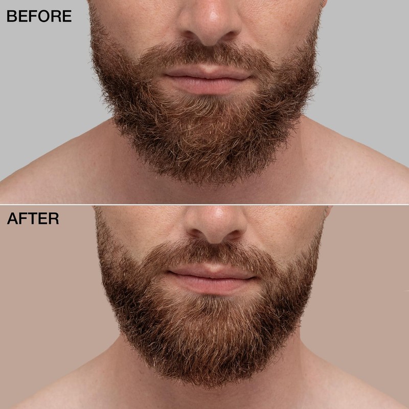 vinsk Beard Brush S, Round Breasts for Beard and Hair,
