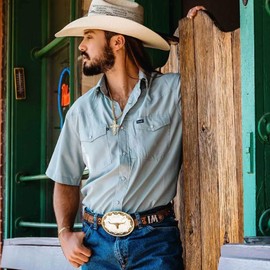 Montana Silversmiths Southwest Sun Longhorn Rope Border Large Oval Western Belt Buckle