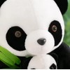 Tikwisdom Stuffed Animals-Black and White Giant Panda, Mummy Panda and