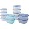 Glad Family Variety Pack Food Storage Containers, Variety-12 Count`, Clear