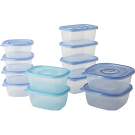 Glad Family Variety Pack Food Storage Containers, Variety-12 Count`, Clear