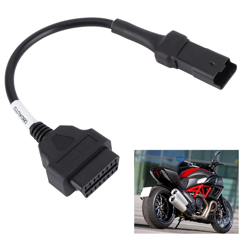 OBD2 Diagnostic Cable, 4 Pin to OBD2 Diagnostic Adapter Cable,
