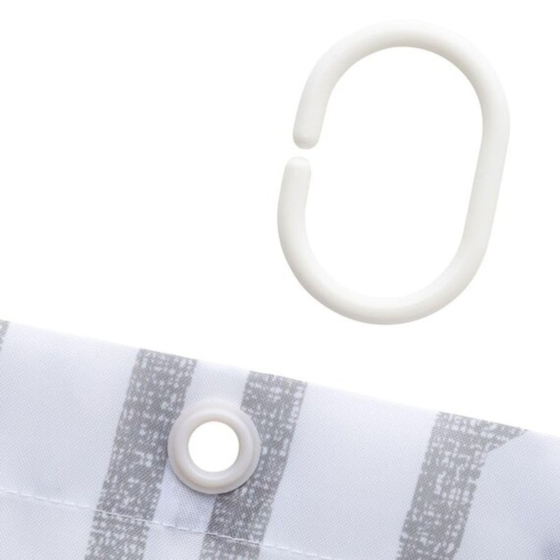 Nitori 7710701 Shower Curtain QE001 Short Length 53.1 x 59.1