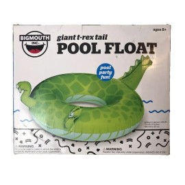 Big Mouth Inc Giant T-Rex Tail Inflatable Pool Float - 6 FT Wide!