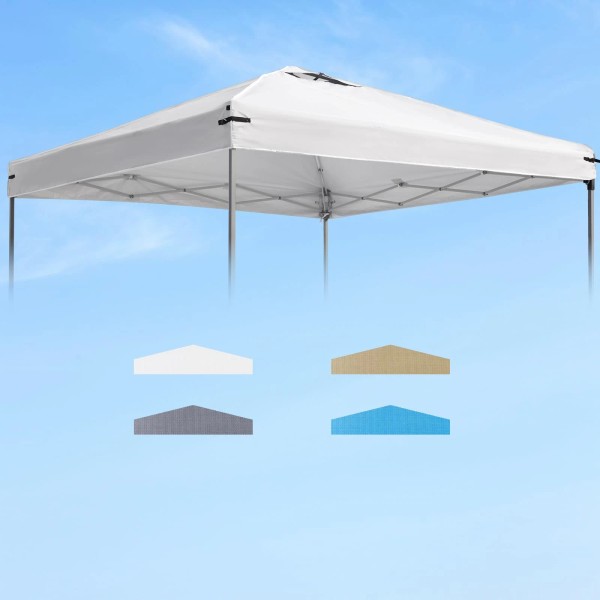 Flouree Canopy Replacement Top Cover with Air Vents for 8x8