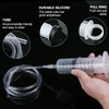 2 Pack 100ml Large Syringes with 100cm Tube for Oil