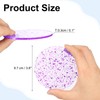 sourcing map 2pcs Foil Acrylic Cup Coasters, Round Acrylic Drink