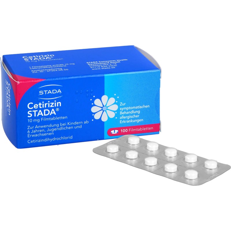 Cetirizin Stada Film-Coated Tablets 10 mg, 100 Tablets