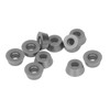 10PCS Black Coating Carbide Inserts Round CNC Turning Milling Inserts