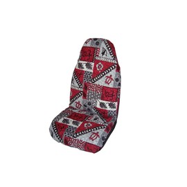 Winnie Fashion Red Tapa/Kapa Hawaiian Car Seat Cover (Standard Size)