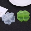 Four Leaf Clover 휴대용 플라스틱 약 보관함 개별 개폐 디자인