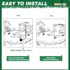Waterfall Pool Fountain, LONGRUN Stainless Steel Waterfall Spillway for Pools