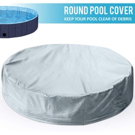 Cover for Foldable Pet Pool Collapsible Tub - Fits 31 to 33 inches Round Pools