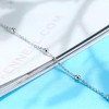 S925 Sterling Silver Beaded Anklets Adjustable Foot Chain Boho Beach